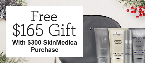Receive a free 4-piece bonus gift with your $300 SkinMedica purchase