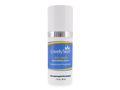 Use LovelySkin Lipid Drops, An Anti Aging Serum, To Smooth Skin.