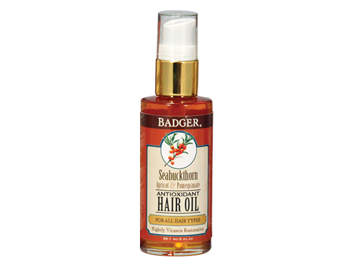 Badger Seabuckthorn Hair Oil for All Hair Types
